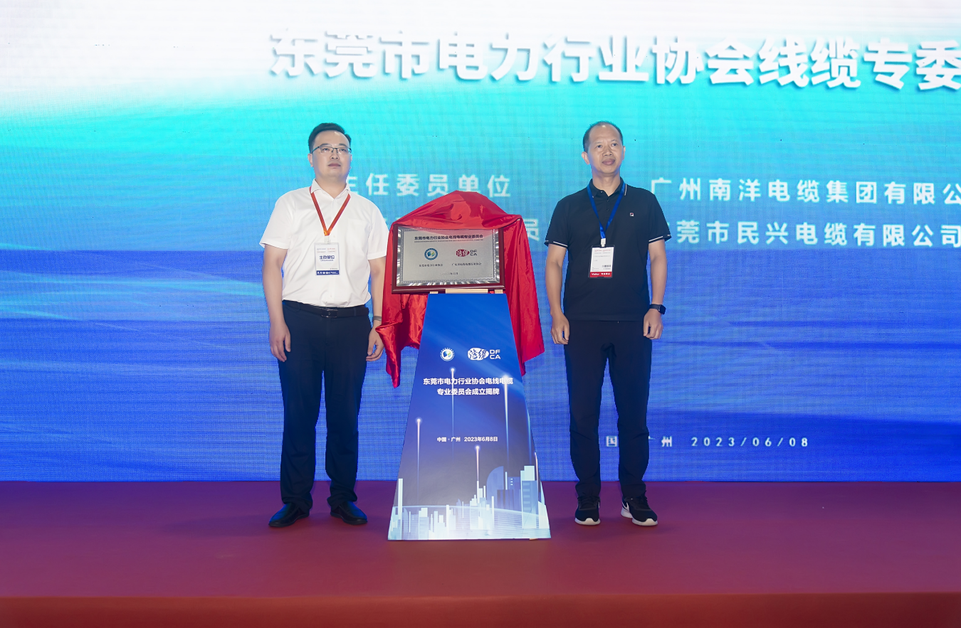东莞市电开云 开云体育官网力行业协会线缆专委会揭牌成立(图2)